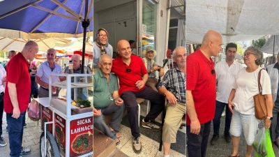 İYİ Parti Grup Başkanvekili Turhan Çömez, Bandırma’da gerçekleştirilen saha çalışmalarında