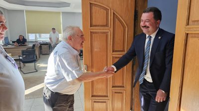 MHP Balıkesir Milletvekili Ekrem Gökay Yüksel, Bandırma Kaymakamı Engin Aksakal