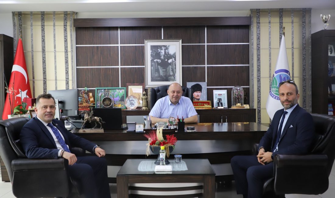 Gönen’de jeotermal enerji projeleri masaya yatırıldı Bursa Büyükşehir Belediyesi Jeotermal AŞ Genel Müdürü Erman Aydıngün ile