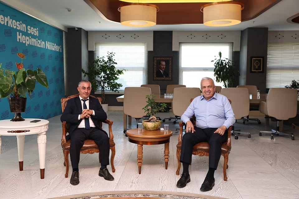Manyas ve Nilüfer için iş birlikleri masaya yatırıldı Nilüfer Belediye Başkanı Şadi Özdemir ile bir araya gelen Manyas