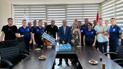 Erdek Belediye Başkanı Burhan Karışık, Zabıta Teşkilatı’nın 178. kuruluş yıl