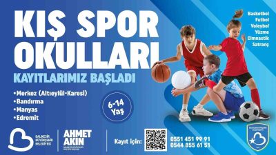 Spor kültürünün yaygınlaşması ve çocukların spora teşvik edilmesi amacıyla Balıkesir