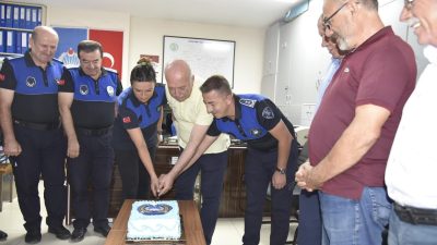 Zabıta Teşkilatı’nın 104’üncü yıl dönümü dolayısıyla Dursunbey Belediyesi Zabıta Müdürlüğü