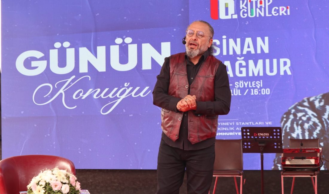 Yazar Sinan Yağmur, Bandırma’da kitapseverlerle bir araya geldi Mevlana Celaleddin Rumi’nin öğretilerini merkezine alan eserleriyle tanınan yazar Sinan