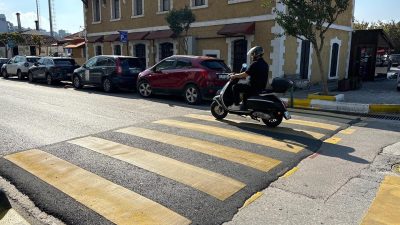 Bandırma Belediyesi tarafından olası kazaların önüne geçilmesi, yaya ve araç
