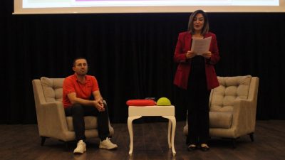 Susurluk’ta Fizyoterapist Dr. Özden Certel ve Gerontolog Ercan Tunç, tarafından