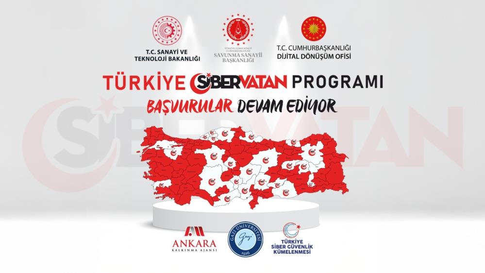 ‘Türkiye Siber Vatan Programı’ Ankara’da başlıyor Ankara’da Ankara Kalkınma Ajansı ve Gazi Üniversitesi işbirliğiyle “Kalkınma Ajansları