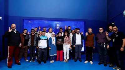 Cumhuriyetin 101’inci yılı kutlamaları kapsamında gerçekleştirilen etkinlikte, özel gereksinimli bireyler