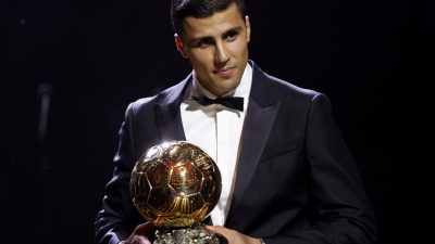 2024 Ballon d’Or (Altın Top) ödülünün sahibi İspanyol futbolcu Rodri