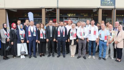 AK Parti Balıkesir teşkilatı İsrail’in Gazze başta olmak üzere gerçekleştirdiği