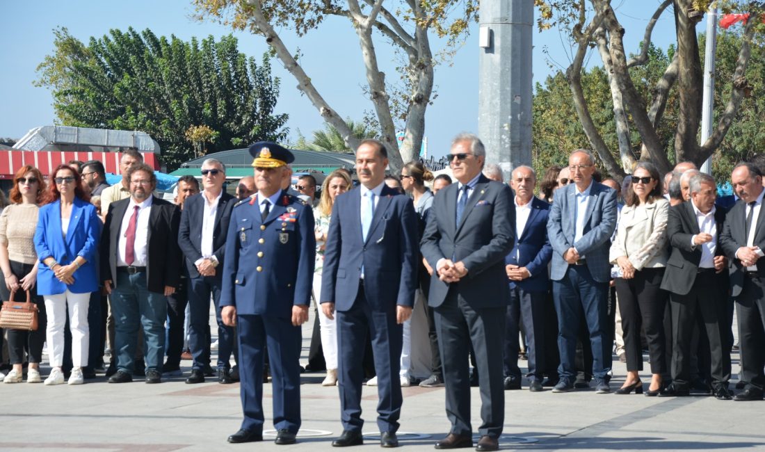 Mustafa Kemal Atatürk’ün Bandırma’ya gelişinin 99’uncu yılı Bandırma’da resmi tören