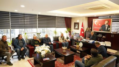 Bandırma Belediye Başkanı Dursun Mirza ile bir araya gelen Bandırma