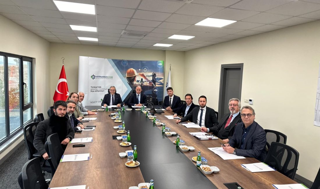 Bandırma’nın ekonomik olarak kalkınması için atılacak adımlar planlandı Marmara Organize Sanayi Bölgesi (OSB) Yönetim Kurulu Başkanı Menderes Akar