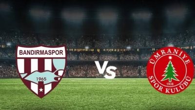 Trendyol 1. Lig’in 8. hafta maçında Ümraniyespor, sahasında karşılaştığı Bandırmaspor