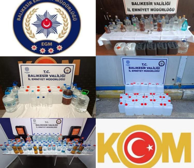 Balıkesir’de kaçak alkol operasyonu: 7 gözaltı Ülke genelinde alkollü içki kaçakçılığına yönelik gerçekleştirilen eş zamanlı operasyonlarda