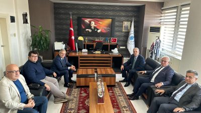 Bandırma Onyedi Eylül Üniversitesi’ni ziyaret eden Bandırma Belediye Başkanı Dursun