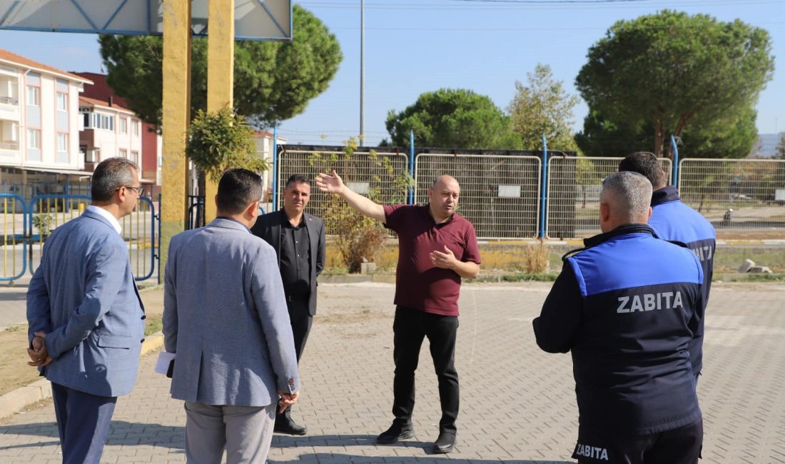 Palaz, Pazar Yeri çalışmalarını inceledi Kapalı Kapalı Pazar Yeri’nde yapılan çalışmaları değerlendiren Gönen Belediye Başkanı