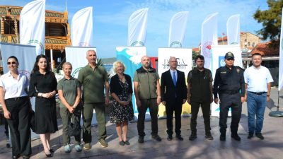 Ayvalık’ta, “Denizel İstilacı Yabancı Türler Projesi” (MarIAS) kapsamında Ayvalık Adaları