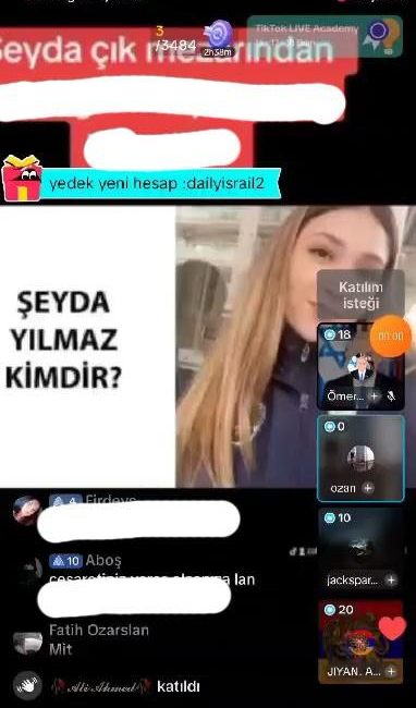 Tiktok teröristlere destek veriyor Sosyal Medya Plaftormu Tiktok’ta canlı yayın yaparak Türk milletine ve