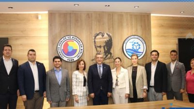 Bandırma Ticaret Odası’nda yapılan Yönetim Kurulu Toplantısı’nda yeni başkan Bahadır