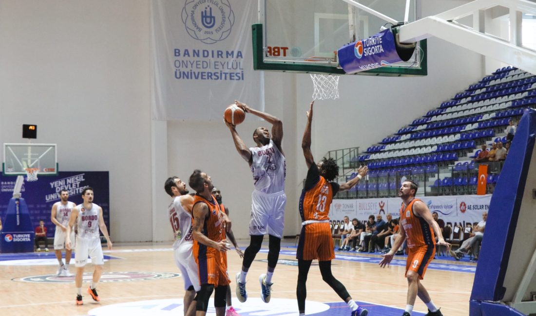 Bandırma Bordo Basketbol’dan 17 sayı farklı galibiyet Türkiye Basketbol 1. Ligi’nin dördüncü haftasında evinde Çağdaş Bodrum Spor’u