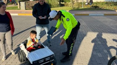 Gönen İlçe Emniyet Müdürlüğü, trafik güvenliğini artırmak ve kazaların önüne