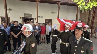 Edremit’te geçirdiği rahatsızlık sonrası hayatının kaybeden Kıbrıs Gazisi Emekli Hava