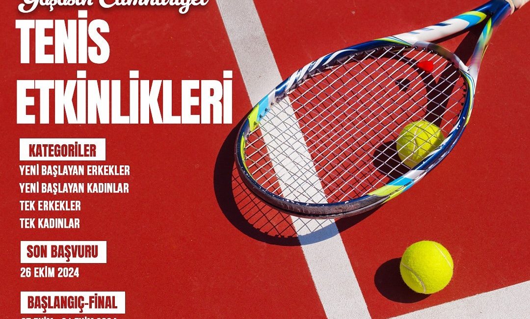 Bandırma’da Cumhuriyet Bayramı’na özel “Tenis Turnuvası” Bandırma’da Cumhuriyet’in 101’inci yılı dolayısıyla düzenlenen tenis etkinliklerinde sporcular 4
