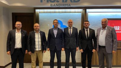 MÜSİAD Bandırma Şube Başkanı Tolga Tetik, Balıkesir Büyükşehir Belediye Başkanı