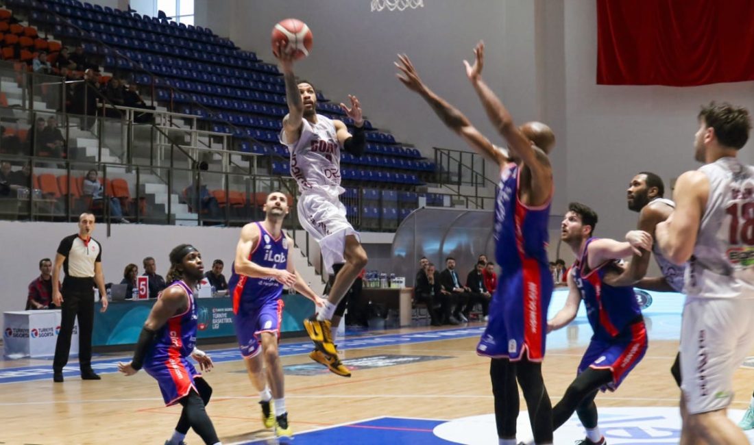 Bandırma Bordo Basketbol’dan evinde kıran kırana mücadele Türkiye Basketbol İlkan Karaman 1. Ligi’nin 11’inci haftasında evinde İLab