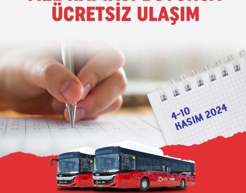 Bandırma’nın üniversite öğrencilerine ücretsiz ulaşım imkanı Bandırma Onyedi Eylül Üniversitesi’nin vize sınav tarihleri boyunca toplu taşıma