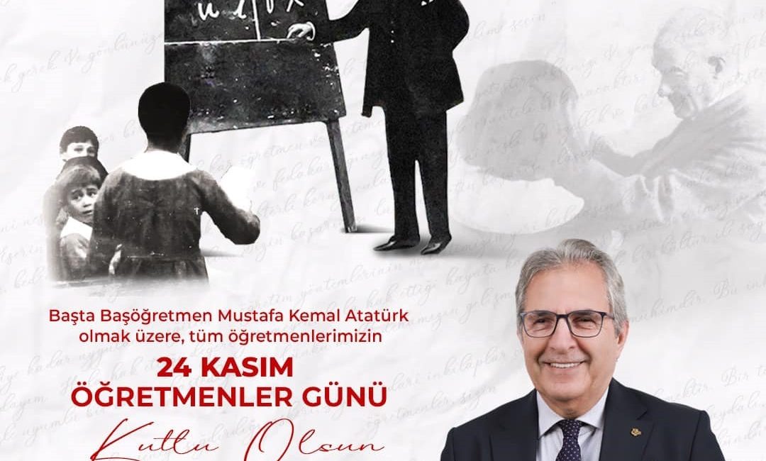Bandırma Belediye Başkanı Dursun Mirza, 24 Kasım Öğretmenler Günü’nü kutlayarak