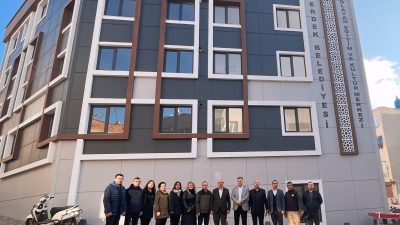 Erdek’te hayata geçirilen Mürüfe Çağlayan Eğitim ve Kültür Merkezi’nin inşaat