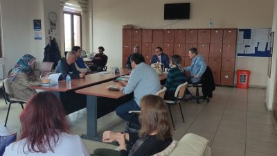 Bandırma’da Şehit Mehmet Günenç Anadolu Lisesi’ni ziyaret eden İlçe Milli
