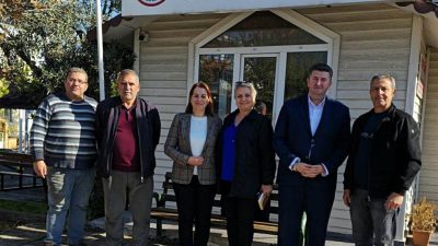 Balıkesir Büyükşehir Belediyesi Muhtarlar Daire Başkanı Ali Zeybek, Edremit’te muhtarları