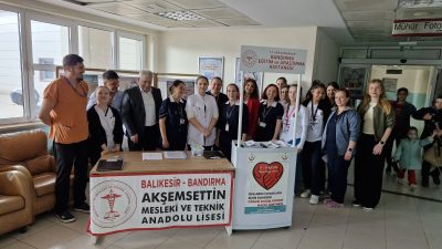 Bandırma Eğitim ve Araştırma Hastanesi’nde 3-9 Kasım Organ Bağışı Haftası