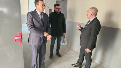Balıkesir İl Millî Eğitim Müdürü Murat Demir, yapımı devam eden