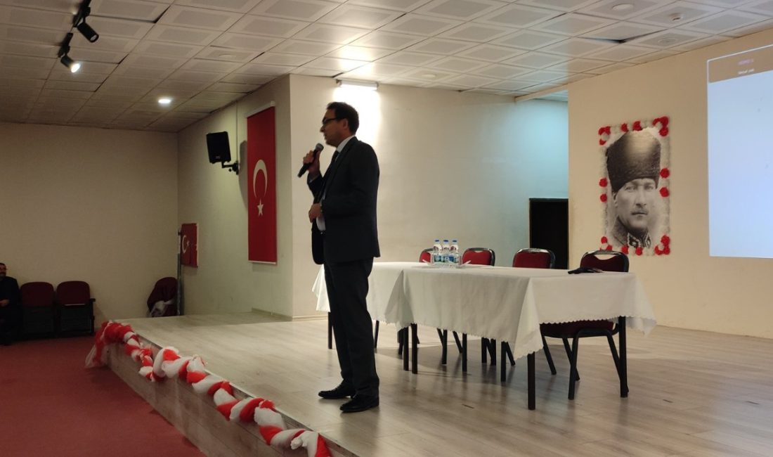 Bandırma’da öğrencilere savunma sanayii tanıtımı Bandırma İlçe Milli Eğitim Müdürü Mutlu Aslan, Bandırma Mesleki ve