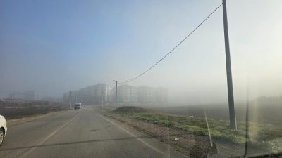 Bandırma’da, sabah yaşanan yoğun sis, deniz ve kara taşımacılığında aksamalara