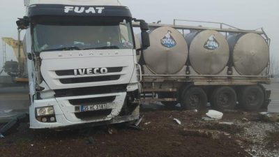 Manyas’ta meydana gelen trafik kazasında bir kişi yaralandı. Edinilen bilgiye