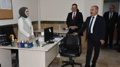 Bandırma İlçe Milli Eğitim Müdürlüğü’nü ziyaret eden Balıkesir İl Milli