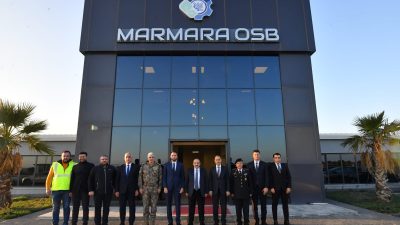 Balıkesir Valisi İsmail Ustaoğlu, Bandırma’da Marmara ve Bandırma Organize Sanayi