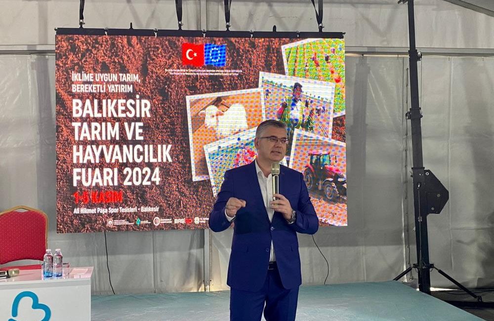 Balıkesir Tarım ve Hayvancılık Fuarı, Yerel Üreticilere Destek Oluyor Balıkesir İl Tarım ve Orman Müdürü Erkan Alkan, devam eden