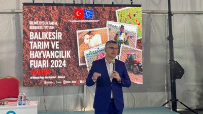 Balıkesir İl Tarım ve Orman Müdürü Erkan Alkan, devam eden