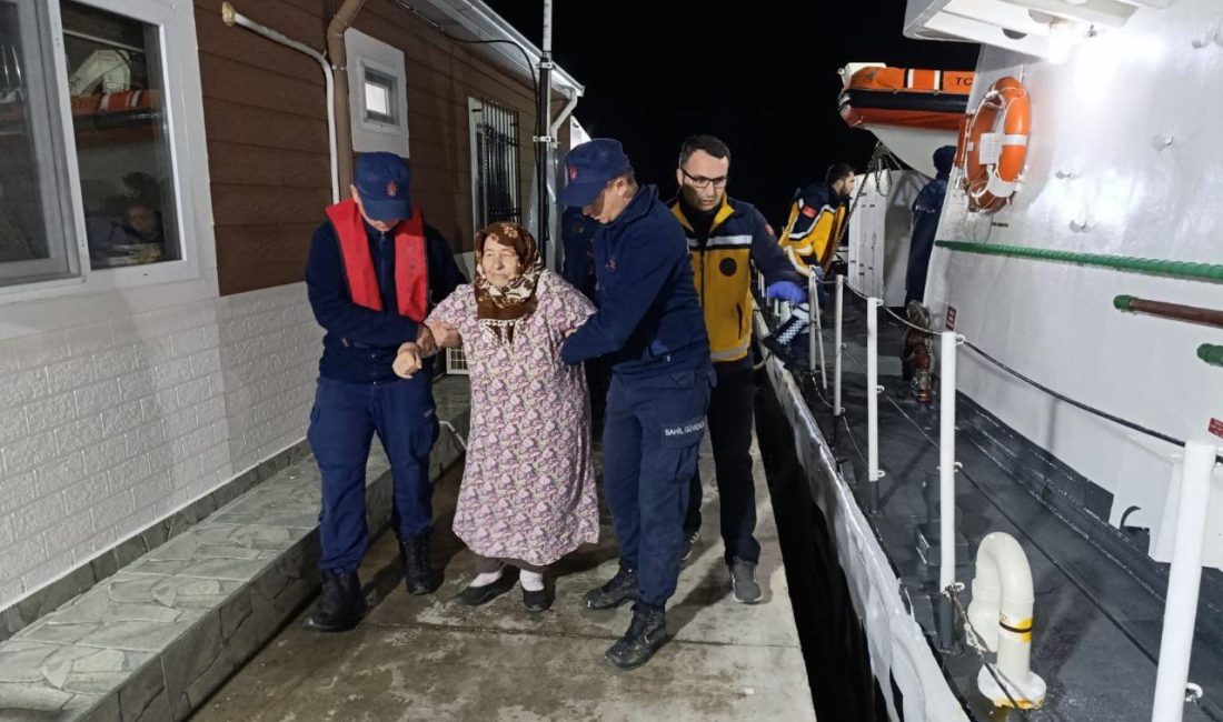 Fırtınaya rağmen bırakmadılar Sahil Güvenlik ekipleri Marmara ve Avşa adalarında acil tedavi bekleyen