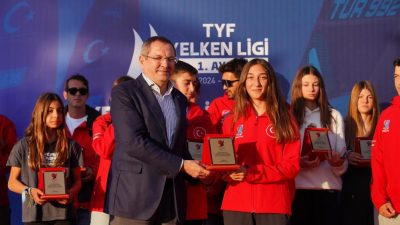 Ayvalık’ta düzenlenen Türkiye Yelken Federasyonu Yelken Ligi 1. ayak IQ