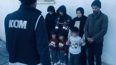 Ayvalık’ta polis tarafından yapılan çalışmada Yunanistan’ın Midilli Adası’na yasa dışı