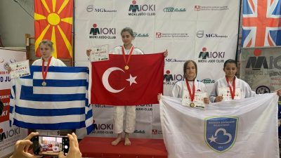 Balıkesir Büyükşehir Belediyespor, 13. Uluslararası Mioki Judo Turnuvası’nda takım halinde
