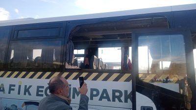 Bandırmaspor ile Kocaelispor arasında oynanacak maç için yola çıkan taraftar