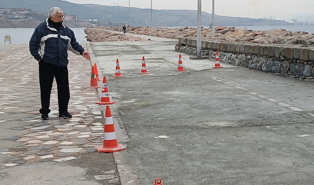 DALGAKIRAN YOLU KENDİNE GELİYOR Yaklaşık 10 günden beri tamiri davam eden 800 metre uzunluğundaki